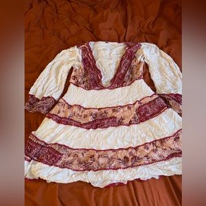 Bohemian Free People Dress Size M